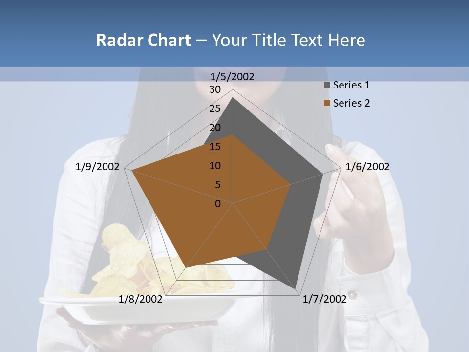 Snack Isolated Person PowerPoint Template