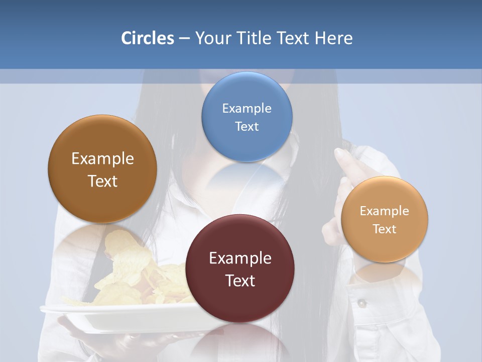 Snack Isolated Person PowerPoint Template