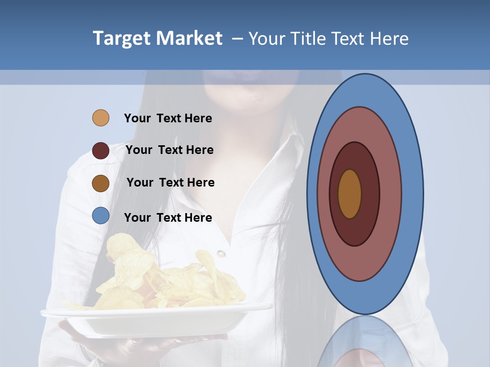 Snack Isolated Person PowerPoint Template