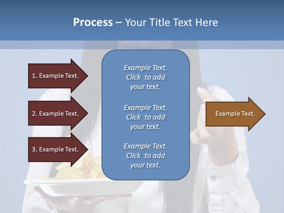 Snack Isolated Person PowerPoint Template