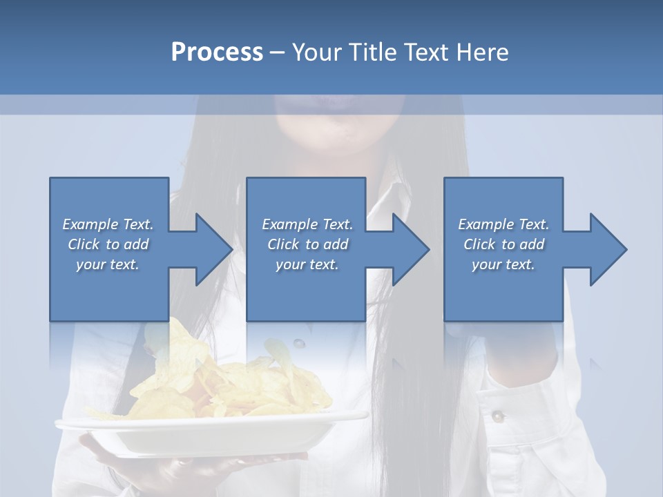 Snack Isolated Person PowerPoint Template