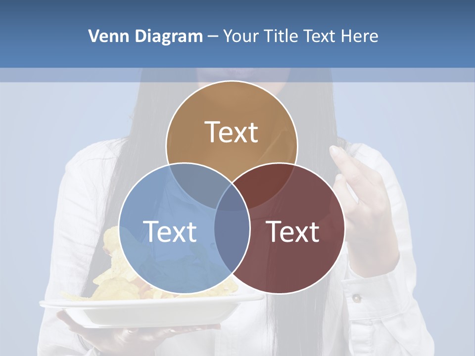 Snack Isolated Person PowerPoint Template