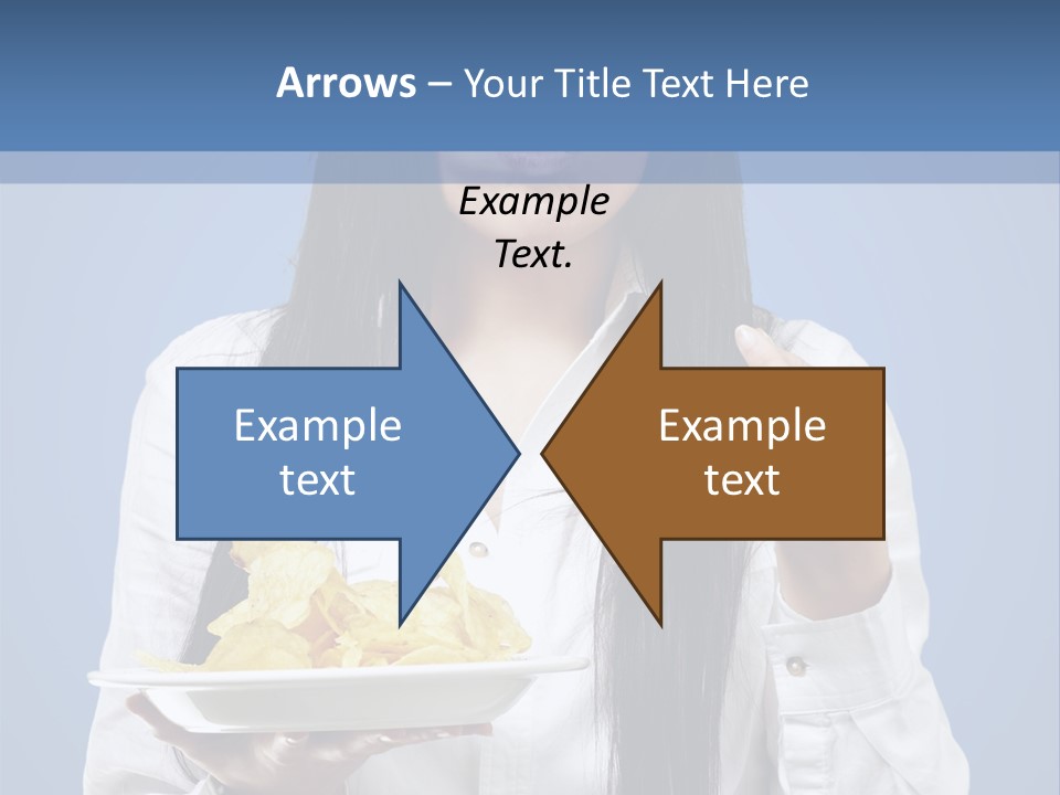 Snack Isolated Person PowerPoint Template