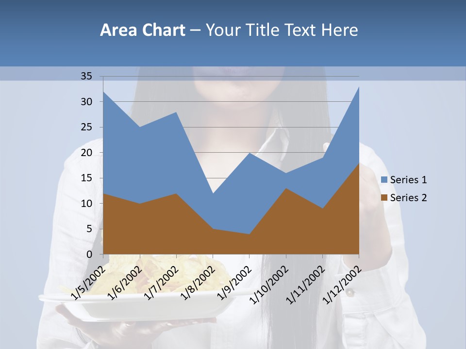 Snack Isolated Person PowerPoint Template