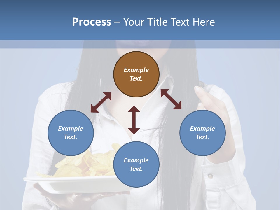 Snack Isolated Person PowerPoint Template