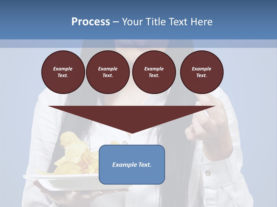 Snack Isolated Person PowerPoint Template