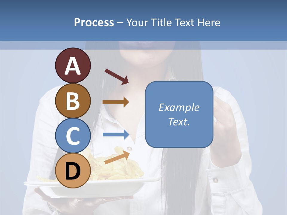 Snack Isolated Person PowerPoint Template
