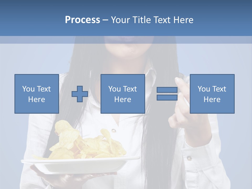 Snack Isolated Person PowerPoint Template