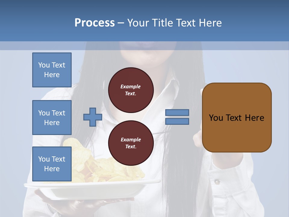 Snack Isolated Person PowerPoint Template