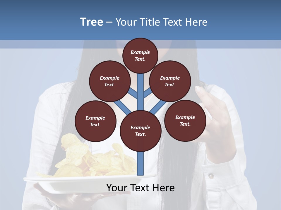 Snack Isolated Person PowerPoint Template
