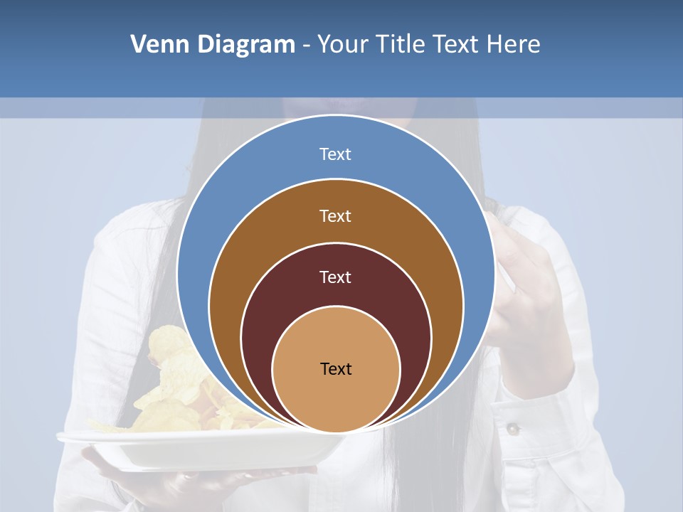 Snack Isolated Person PowerPoint Template
