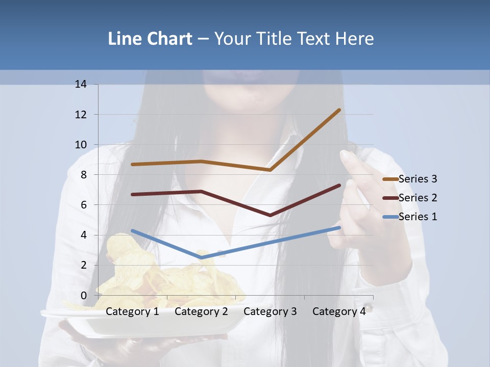 Snack Isolated Person PowerPoint Template