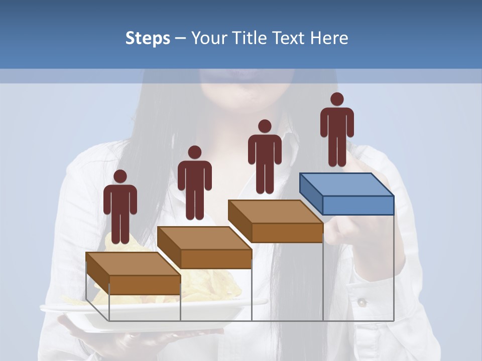 Snack Isolated Person PowerPoint Template