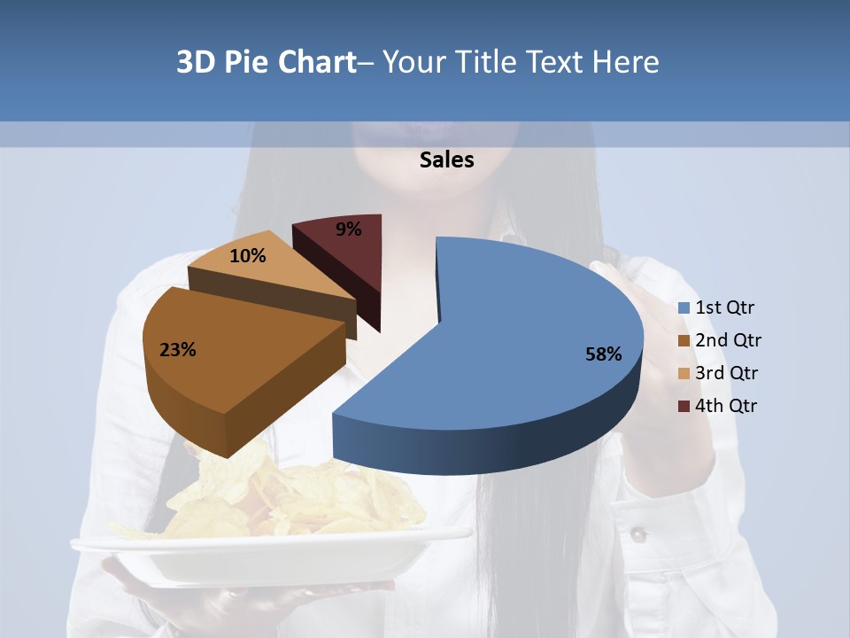 Snack Isolated Person PowerPoint Template