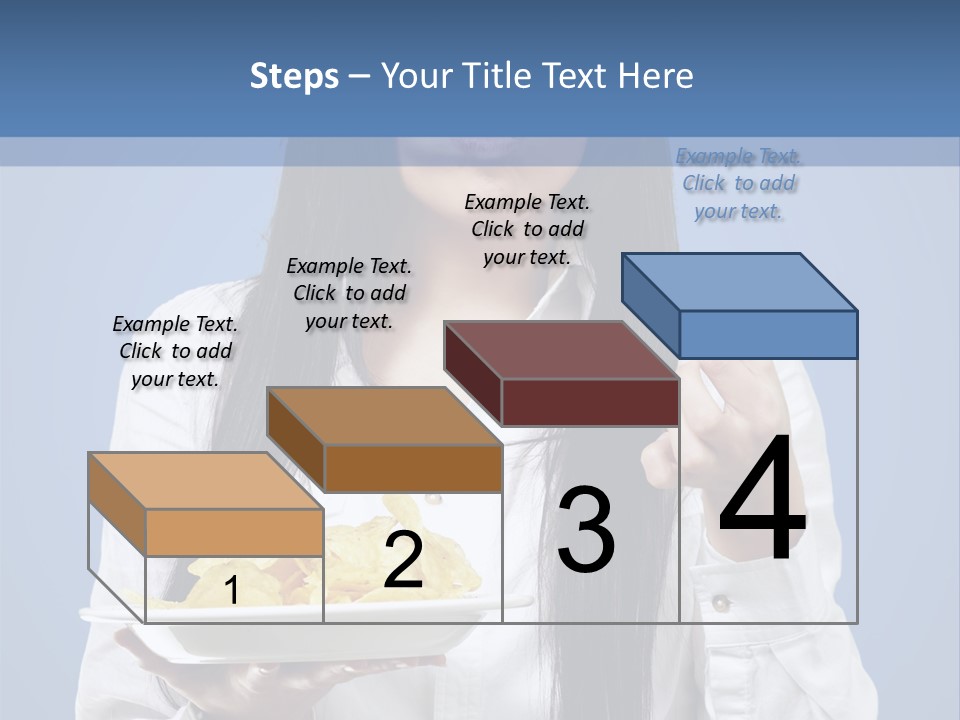Snack Isolated Person PowerPoint Template