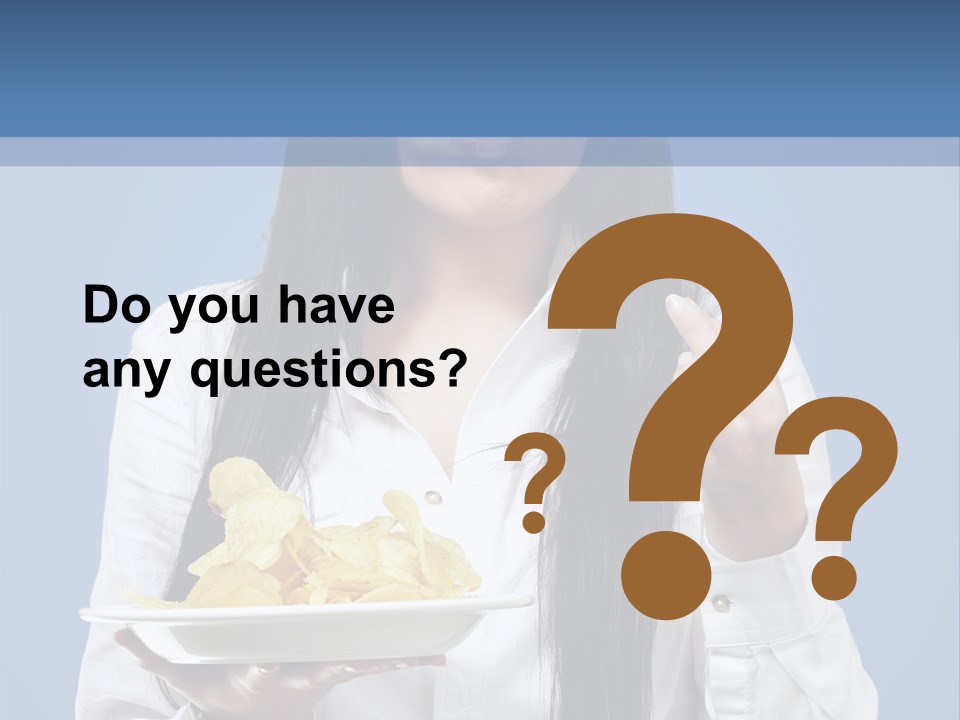 Snack Isolated Person PowerPoint Template