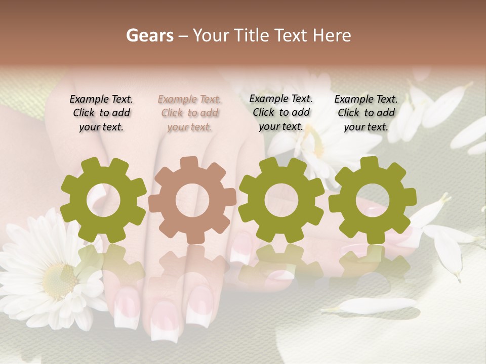 Cosmetics Beautiful Beauty PowerPoint Template