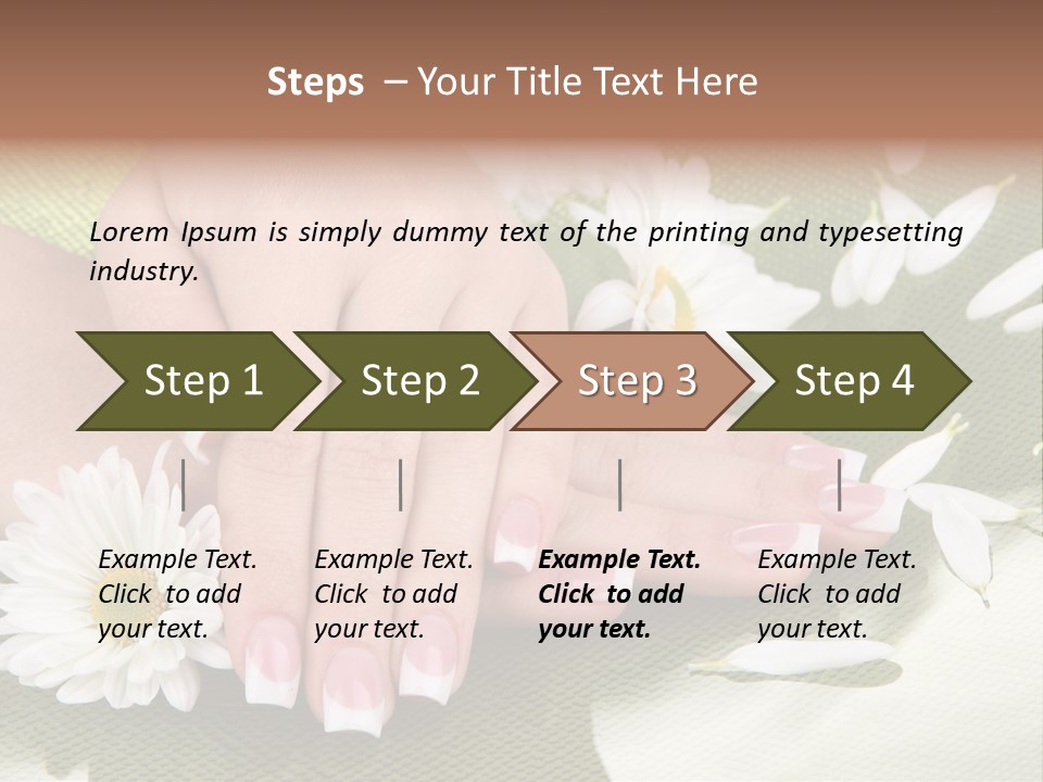 Cosmetics Beautiful Beauty PowerPoint Template