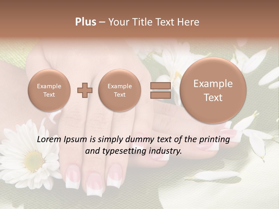 Cosmetics Beautiful Beauty PowerPoint Template