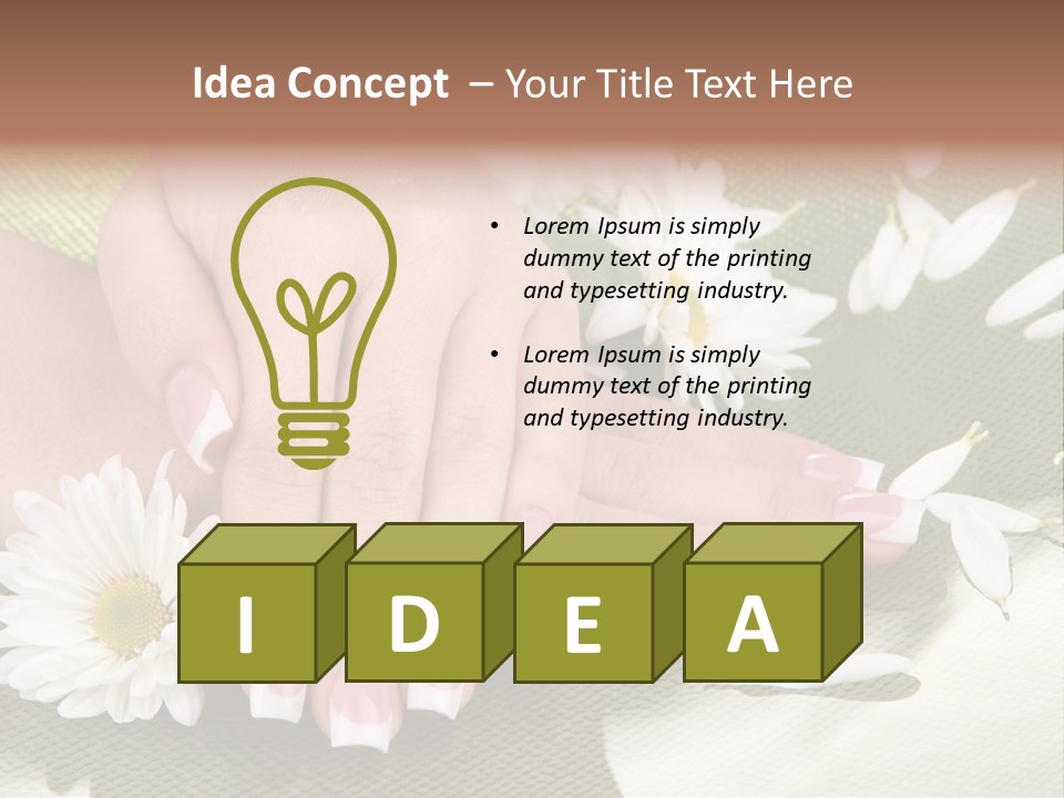 Cosmetics Beautiful Beauty PowerPoint Template