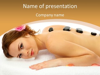 Personal Towel Female PowerPoint Template