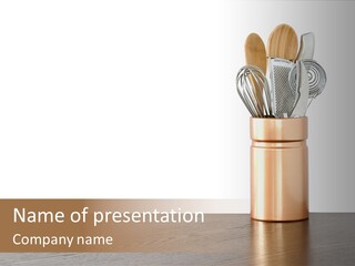 Spoon Items Whisk PowerPoint Template