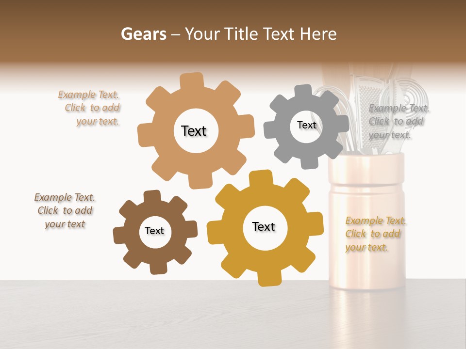 Spoon Items Whisk PowerPoint Template