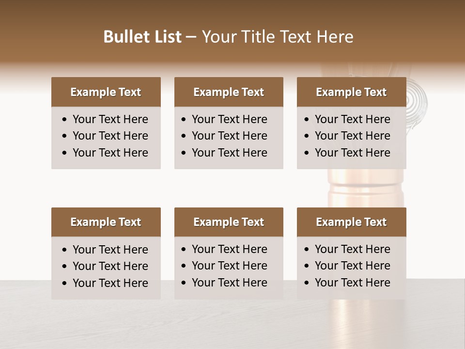Spoon Items Whisk PowerPoint Template