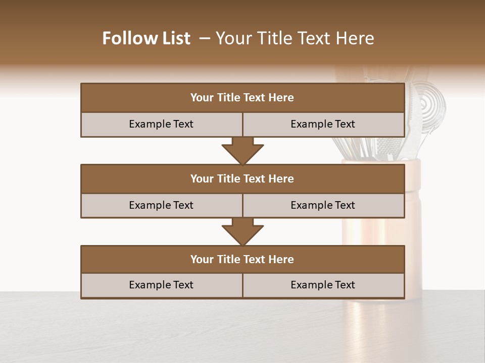 Spoon Items Whisk PowerPoint Template
