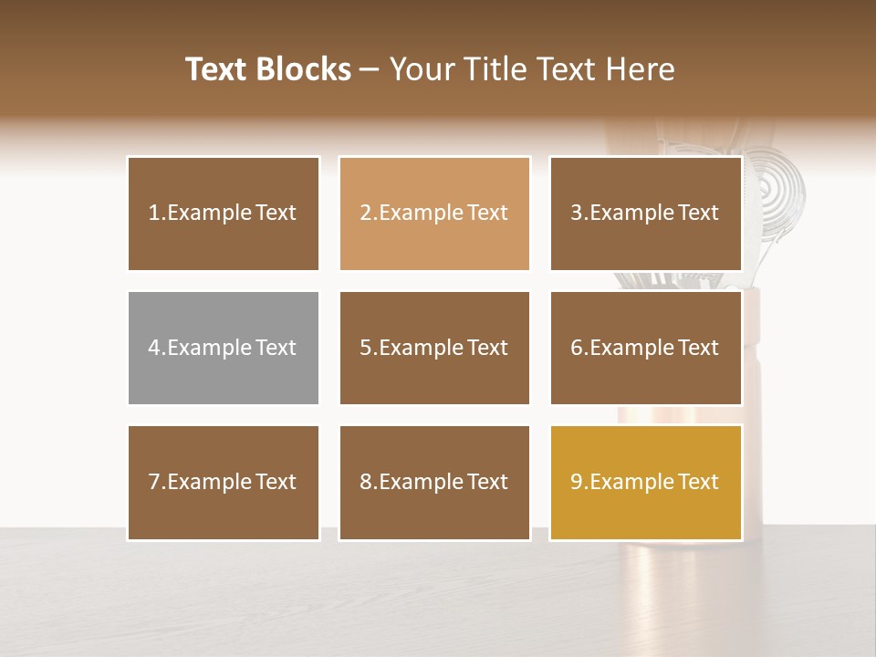 Spoon Items Whisk PowerPoint Template