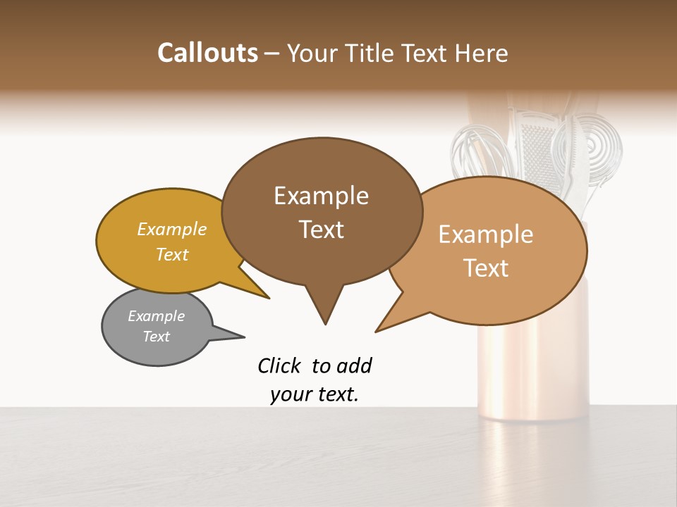 Spoon Items Whisk PowerPoint Template