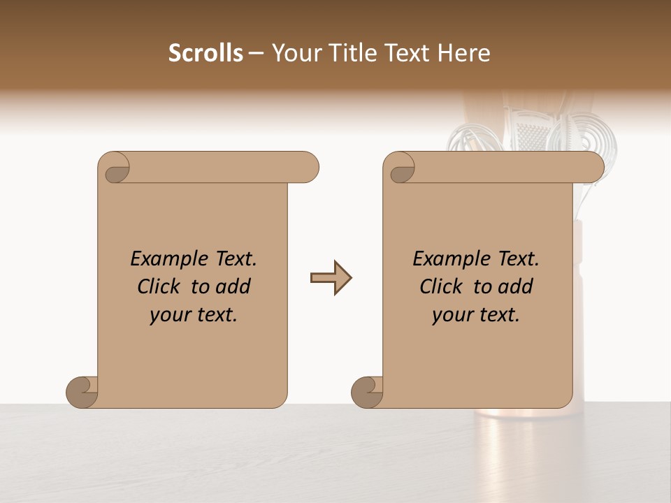 Spoon Items Whisk PowerPoint Template