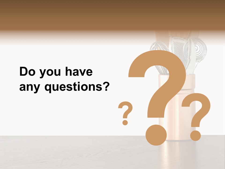 Spoon Items Whisk PowerPoint Template