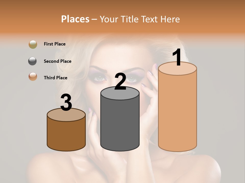 Woman Nails Manicure Fingernail PowerPoint Template