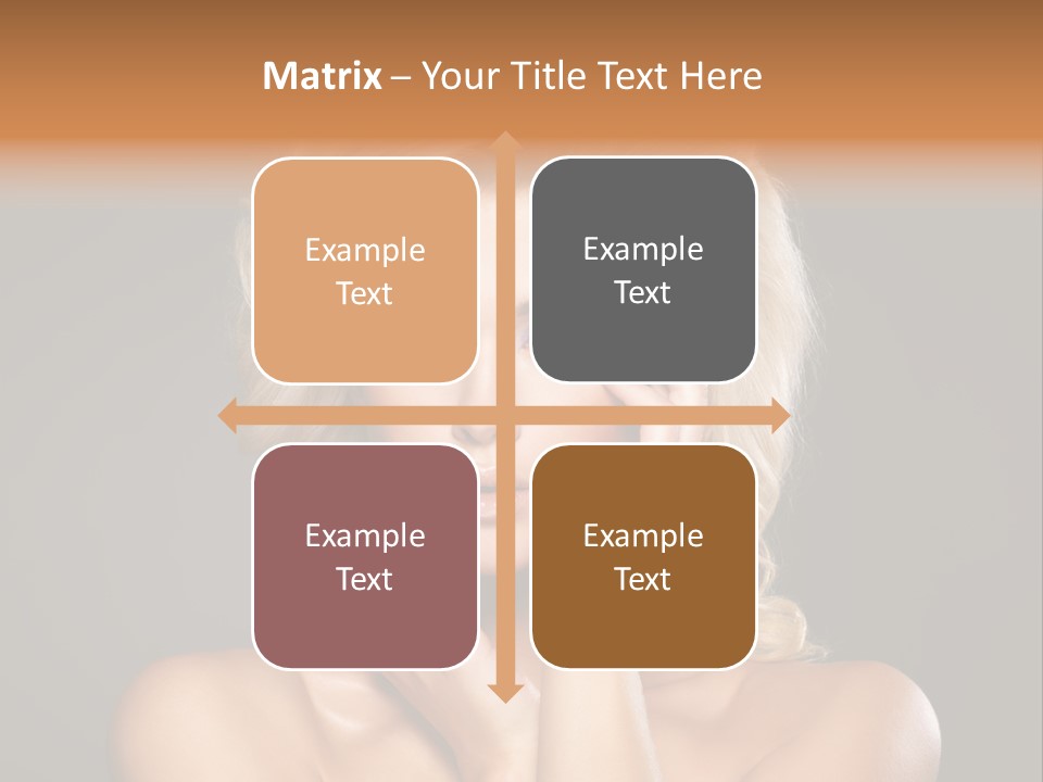 Woman Nails Manicure Fingernail PowerPoint Template