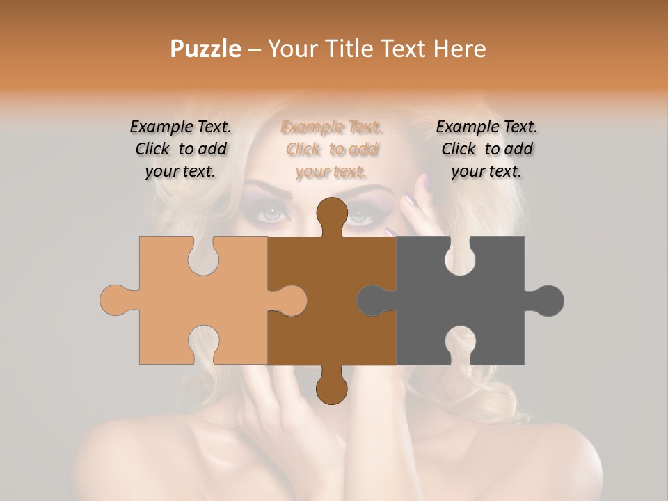 Woman Nails Manicure Fingernail PowerPoint Template