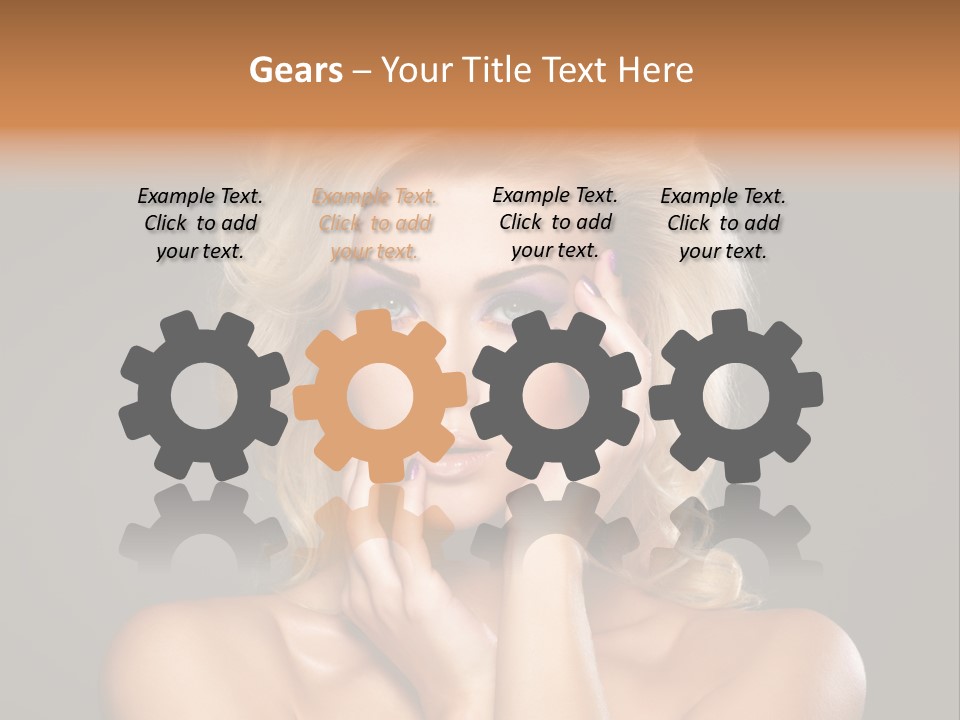 Woman Nails Manicure Fingernail PowerPoint Template