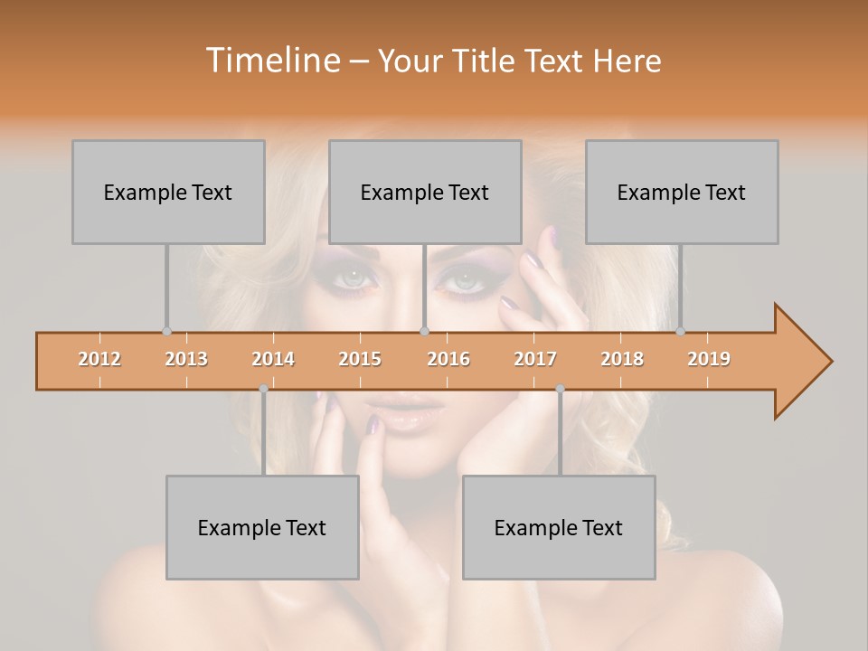 Woman Nails Manicure Fingernail PowerPoint Template