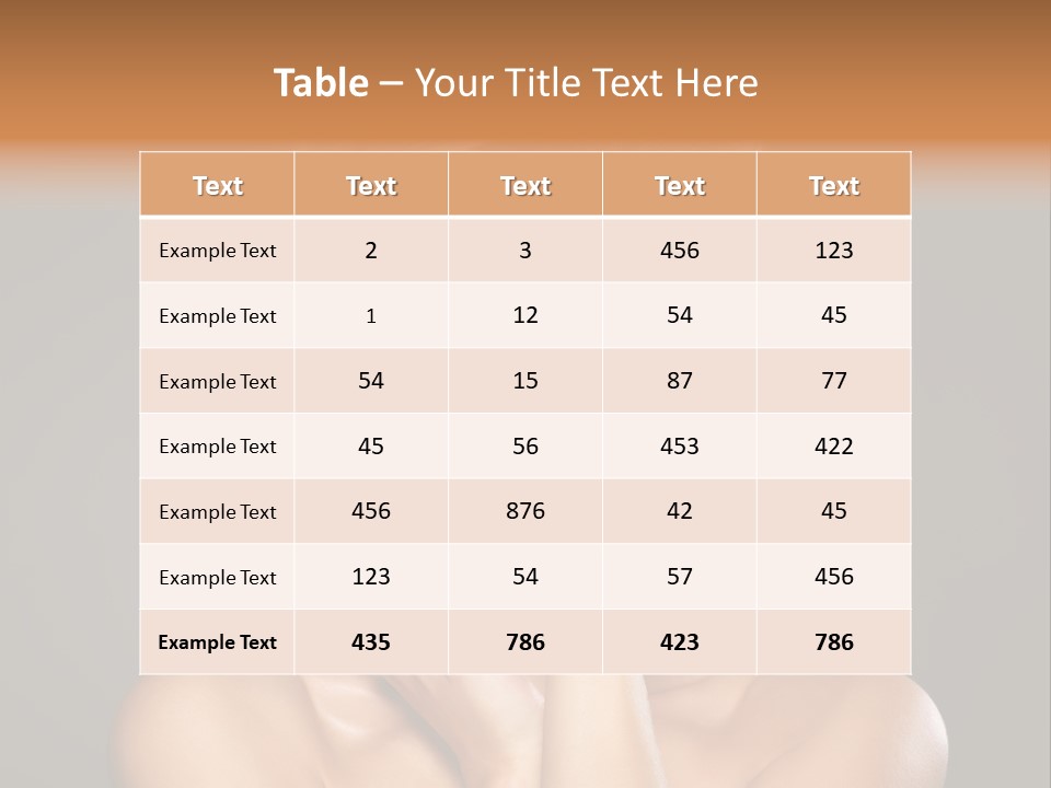 Woman Nails Manicure Fingernail PowerPoint Template