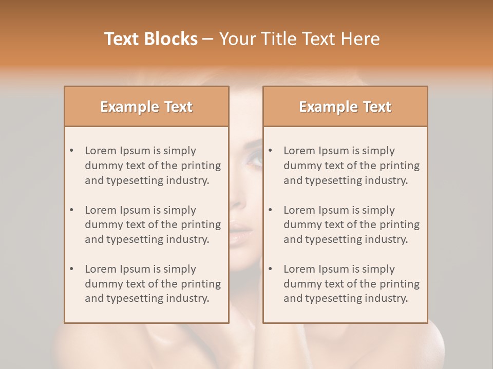 Woman Nails Manicure Fingernail PowerPoint Template