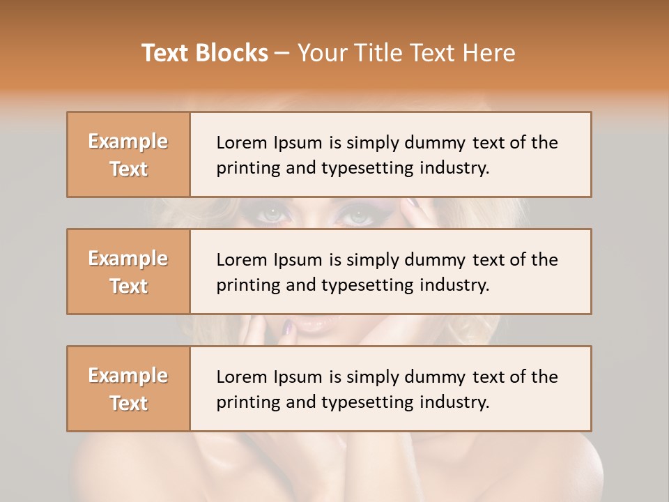 Woman Nails Manicure Fingernail PowerPoint Template