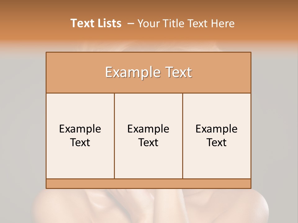 Woman Nails Manicure Fingernail PowerPoint Template