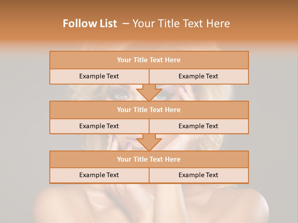 Woman Nails Manicure Fingernail PowerPoint Template