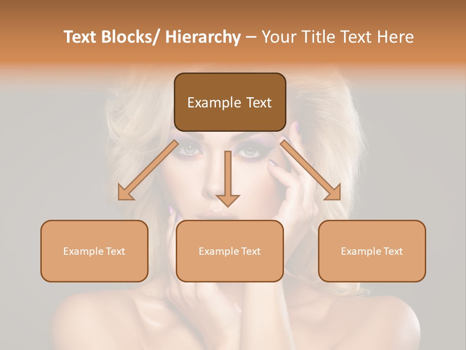 Woman Nails Manicure Fingernail PowerPoint Template