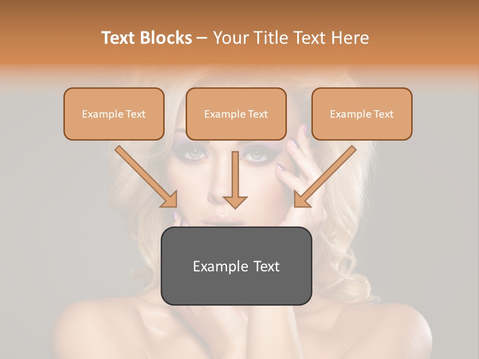 Woman Nails Manicure Fingernail PowerPoint Template