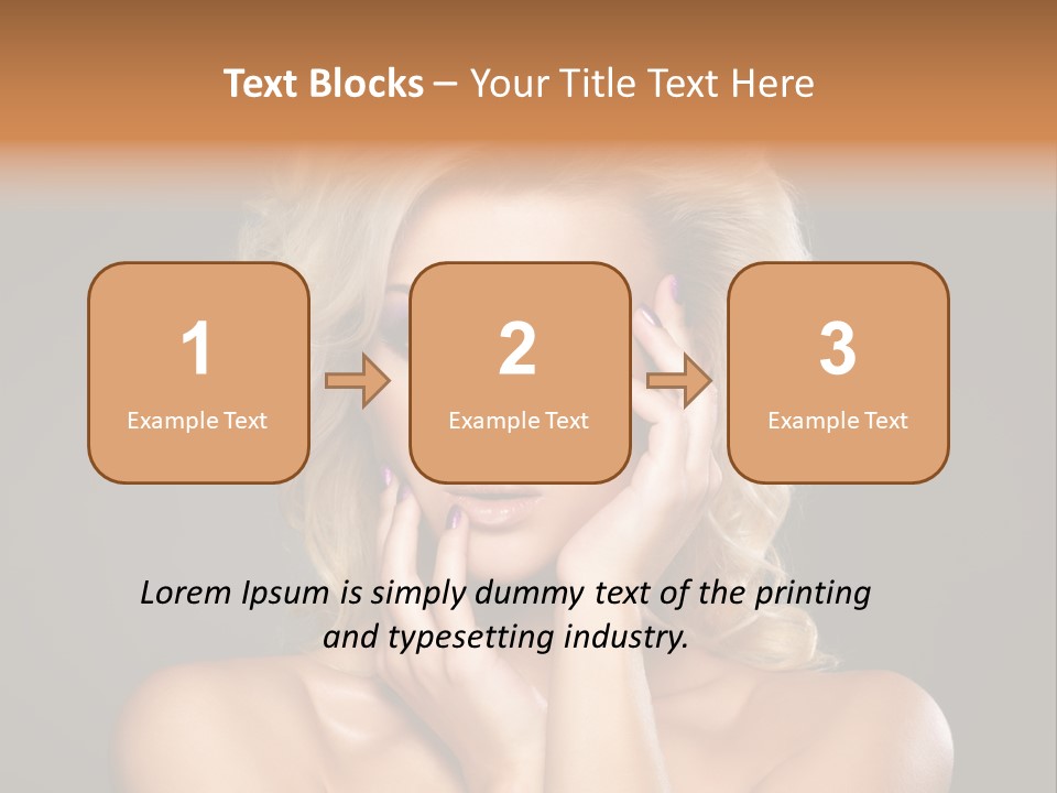 Woman Nails Manicure Fingernail PowerPoint Template