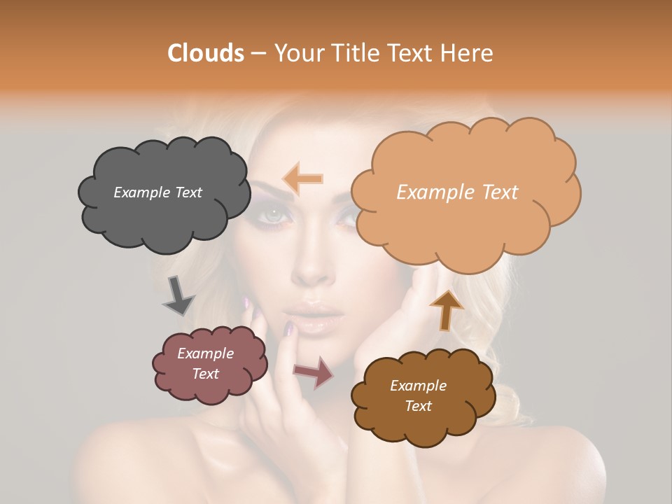 Woman Nails Manicure Fingernail PowerPoint Template