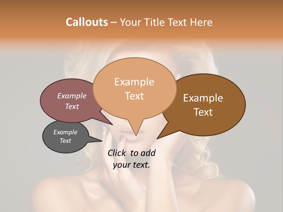 Woman Nails Manicure Fingernail PowerPoint Template