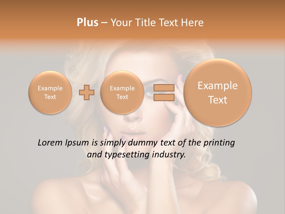 Woman Nails Manicure Fingernail PowerPoint Template