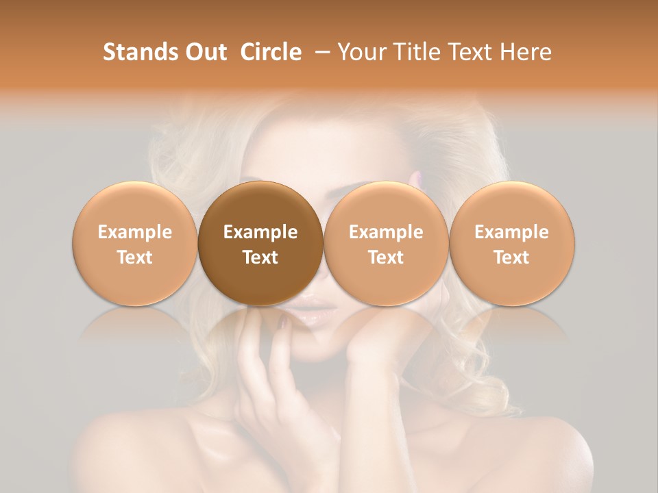 Woman Nails Manicure Fingernail PowerPoint Template